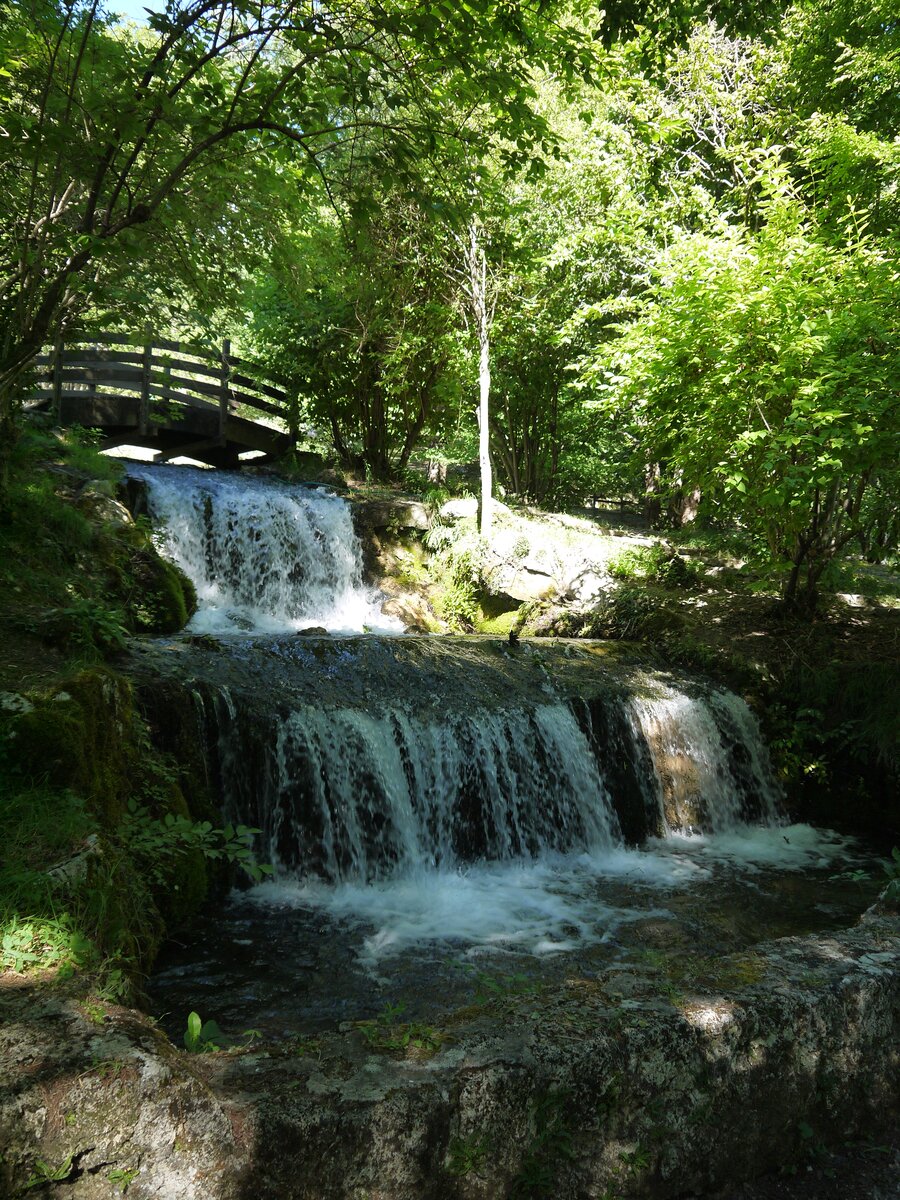 Small waterfall at Parco della Sponga, Canistro