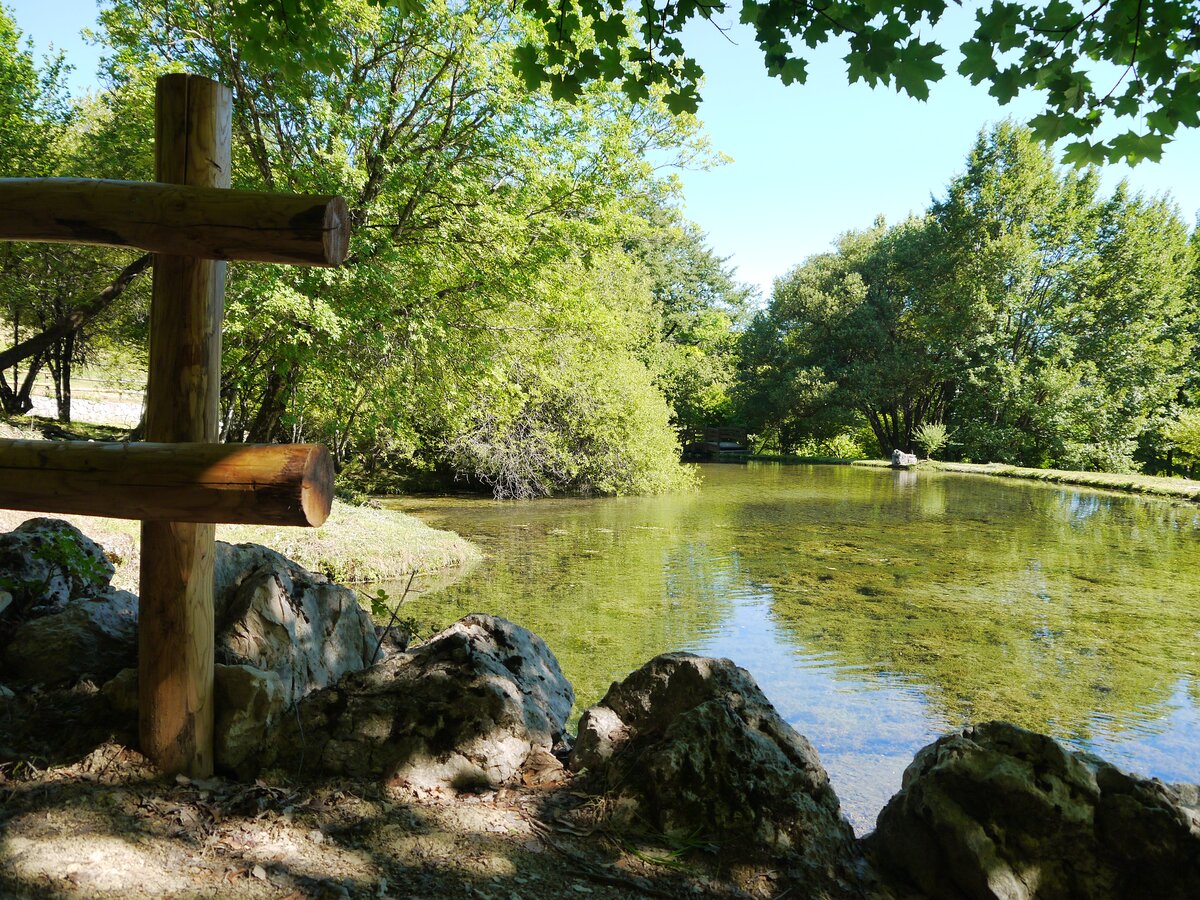 The lake at Parco della Sponga, Canistro