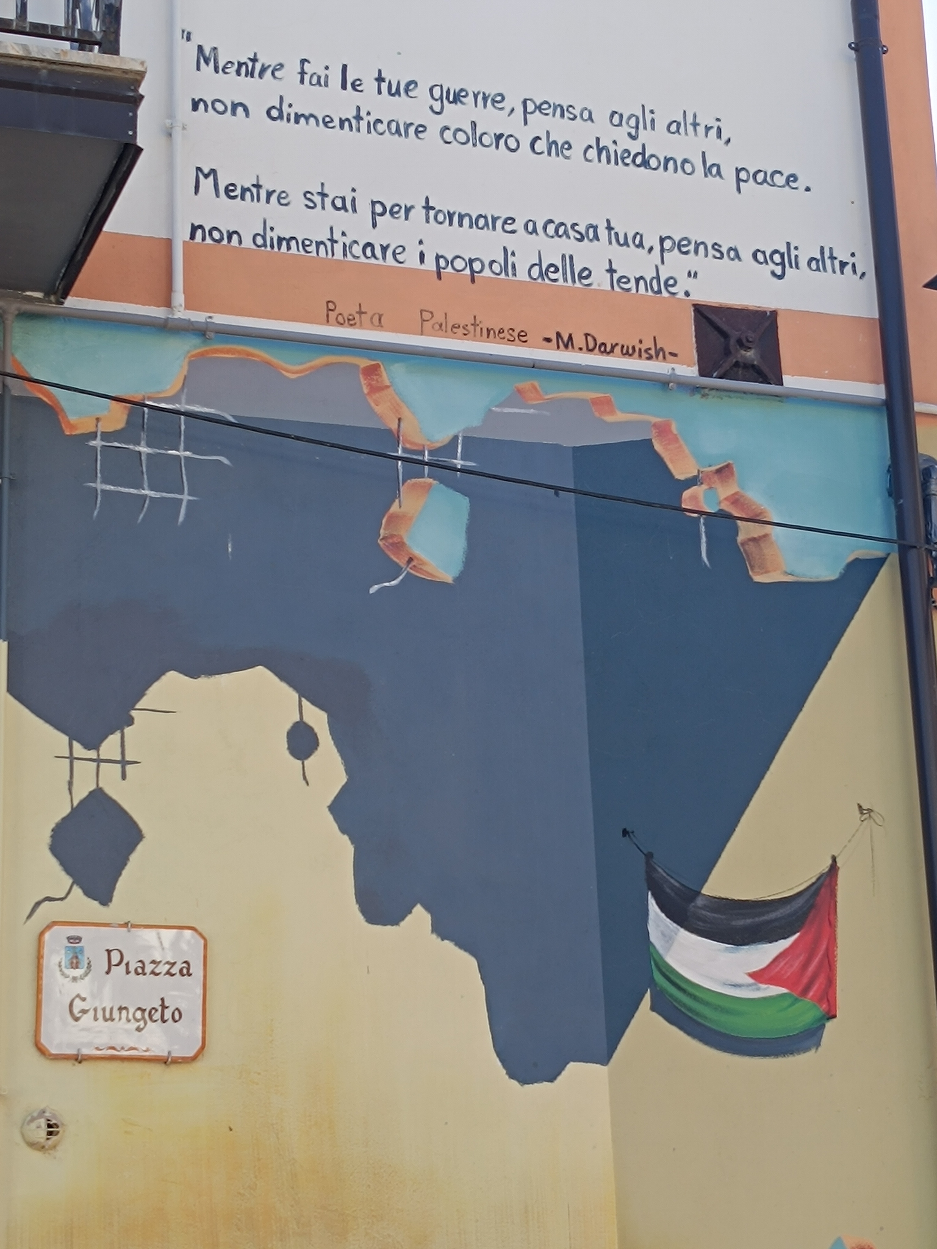 Peace mural in Aielli